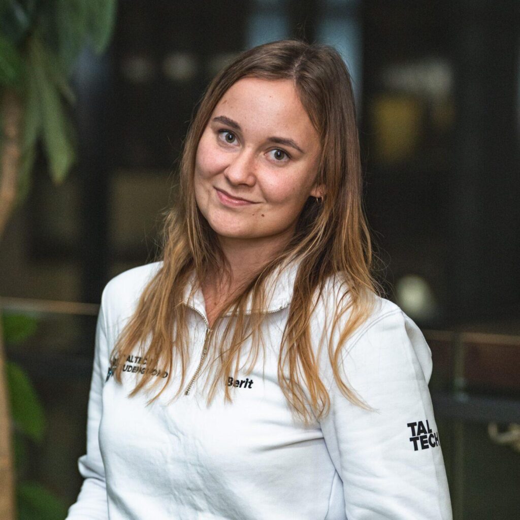 Berit Tikenberg- TalTech Tudengifond